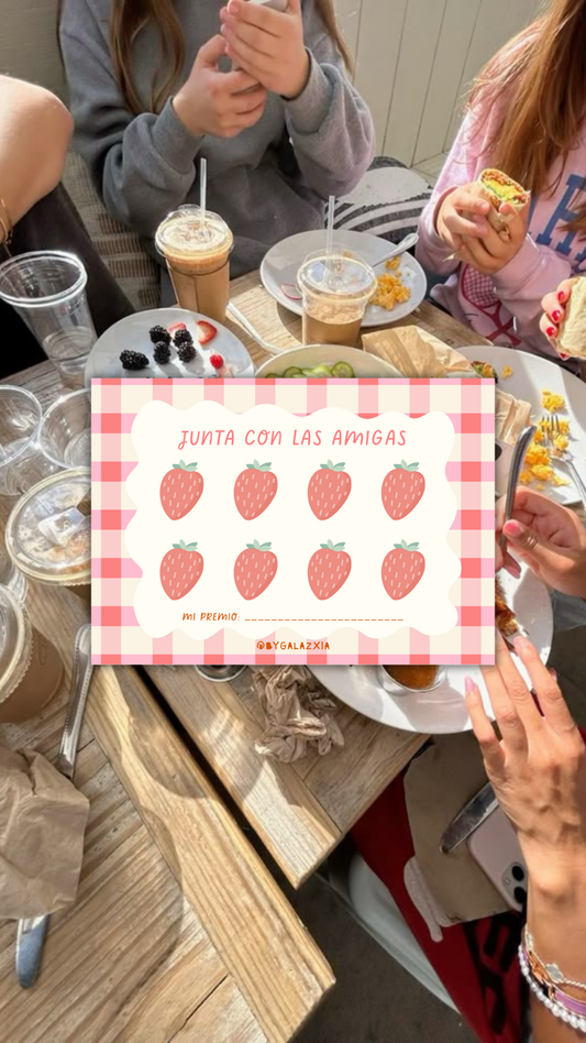 Punch Cards 2026 · Metas para disfrutar la vida