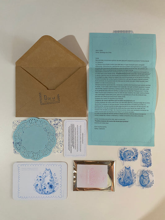 ⋆˙⟡ABRIL⋆˙⟡ Suscripción mensual ✦ Cartas desde mi Galazxia ✦