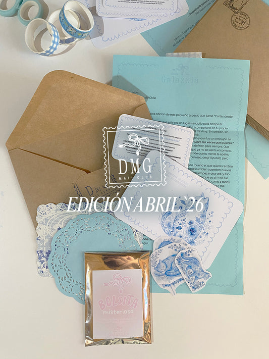 ⋆˙⟡ABRIL⋆˙⟡ Suscripción mensual ✦ Cartas desde mi Galazxia ✦